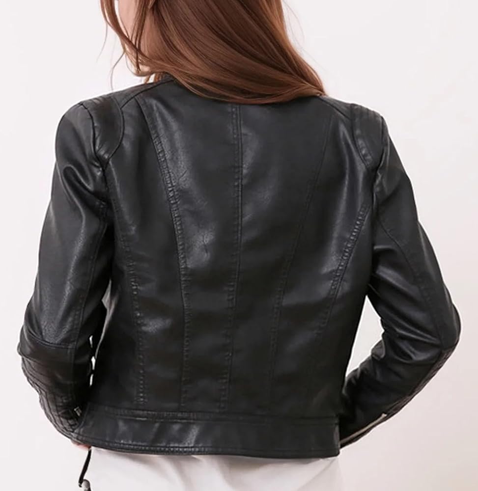 ジャケット・アウター NUTEMPEROR PU LEATHER COAT Women PU Leather Jacket Outwear Zipper Outfit Fashion Real
